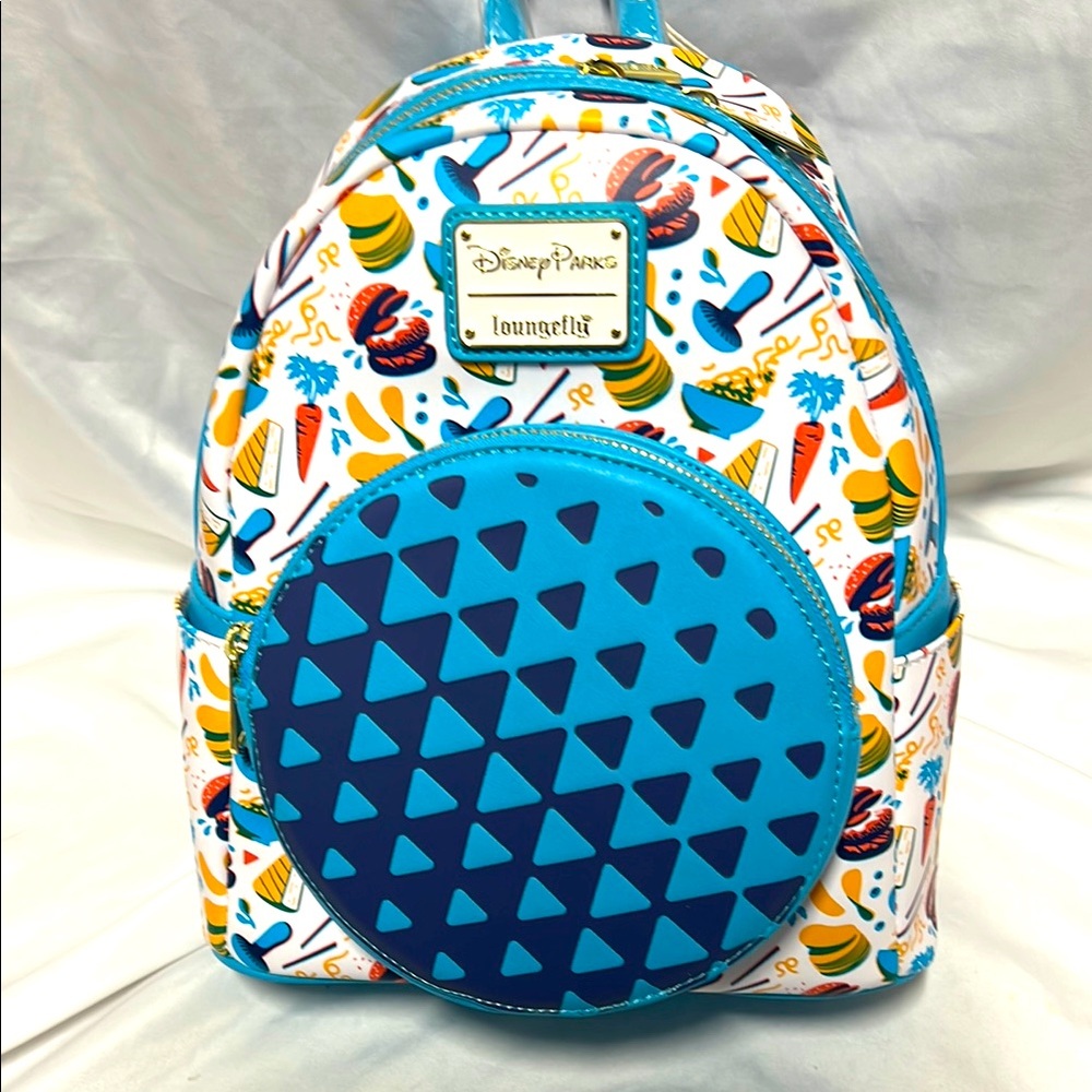 Loungefly Disney Parks  Epcot  food, & Wine festival LE backpack